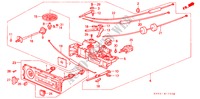 HEIZUNGSREGLER für Honda CIVIC LX 4 Türen 5 gang-Schaltgetriebe 1991
