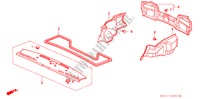 HINTERE ABLAGE für Honda CIVIC LX 4 Türen 5 gang-Schaltgetriebe 1988