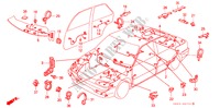 KABELBAUM für Honda CIVIC LX 4 Türen 5 gang-Schaltgetriebe 1989