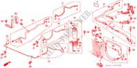 SCHLAEUCHE/LEITUNGEN für Honda CIVIC EX 4 Türen 5 gang-Schaltgetriebe 1991