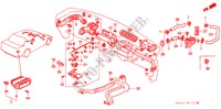 WASSERVENTIL/KANAL für Honda CIVIC LX 4 Türen 5 gang-Schaltgetriebe 1991