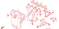 AUSPUFFKRUEMMER(3) für Honda ACCORD EX 4 Türen 4 gang automatikgetriebe 1992