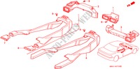 BELUEFTUNG/KANAL für Honda ACCORD EX 4 Türen 5 gang-Schaltgetriebe 1991