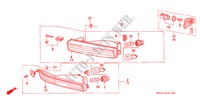 BLINKER, VORNE für Honda ACCORD EX 4 Türen 5 gang-Schaltgetriebe 1991
