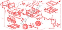 HEIZGEBLAESE für Honda ACCORD EX 4 Türen 5 gang-Schaltgetriebe 1991