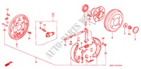 HINTERRADBREMSE(TROMMEL) für Honda ACCORD EX 4 Türen 5 gang-Schaltgetriebe 1991