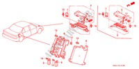 STEUERGERAT(ABS) für Honda ACCORD LX 4 Türen 5 gang-Schaltgetriebe 1993