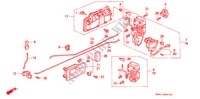 TUERSCHLOSS, HINTEN für Honda ACCORD EX 4 Türen 5 gang-Schaltgetriebe 1991