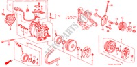 KOMPRESSOR(SANDEN)(2) für Honda CIVIC LX 4 Türen 4 gang automatikgetriebe 1993