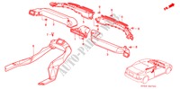 BELUEFTUNG/KANAL für Honda ACCORD COUPE EX 2 Türen 4 gang automatikgetriebe 1994