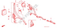 SITZGURT, für Honda ACCORD COUPE SPECIAL EDITION 2 Türen 4 gang automatikgetriebe 1997