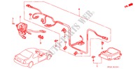 SRS EINHEIT(2) für Honda ACCORD COUPE DX 2 Türen 5 gang-Schaltgetriebe 1995