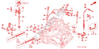 STEUERHEBEL für Honda ACCORD COUPE EX 2 Türen 4 gang automatikgetriebe 1994