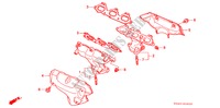 AUSPUFFKRUEMMER(V6) für Honda ACCORD V6 LX 4 Türen 4 gang automatikgetriebe 1997