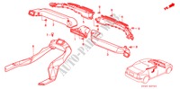 BELUEFTUNG/KANAL für Honda ACCORD EX 4 Türen 4 gang automatikgetriebe 1994