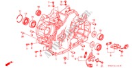 DREHMOMENTWANDLERGEHAEUSE(V6) für Honda ACCORD V6 LX 4 Türen 4 gang automatikgetriebe 1997