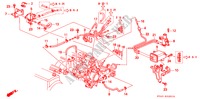 EINBAULEITUNG/ROHRE(V6) für Honda ACCORD V6 LX 4 Türen 4 gang automatikgetriebe 1997