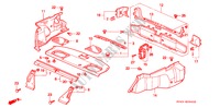 HINTERE ABLAGE/SEITENVERKLEIDUNG für Honda ACCORD EX 4 Türen 4 gang automatikgetriebe 1996
