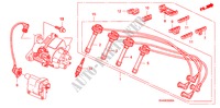 HOCHSPANNUNGSKABEL/ ZUENDKERZE für Honda ACCORD EX 4 Türen 4 gang automatikgetriebe 1995