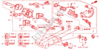KOMBISCHALTER(1) für Honda ACCORD LX 4 Türen 5 gang-Schaltgetriebe 1994