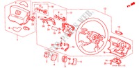 LENKRAD(SRS) für Honda ACCORD LX 4 Türen 5 gang-Schaltgetriebe 1994
