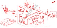 SRS EINHEIT('94) für Honda ACCORD DX 4 Türen 4 gang automatikgetriebe 1994
