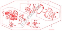 VERTEILER(HITACHI) für Honda ACCORD DX 4 Türen 4 gang automatikgetriebe 1997