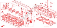 ZYLINDERKOPF(VTEC) für Honda ACCORD EX 4 Türen 4 gang automatikgetriebe 1997