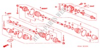 ANTRIEBSWELLE, VORNE/ HALBWELLE(1.8L) (MT) für Honda CIVIC LX 4 Türen 5 gang-Schaltgetriebe 2006