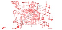 GETRIEBEGEHAEUSE(2.0L) für Honda CIVIC SI 4 Türen 6 gang-Schaltgetriebe 2007