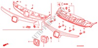 GRILL, VORNE für Honda CIVIC EX 4 Türen 5 gang-Schaltgetriebe 2007