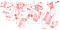 PEDAL für Honda CIVIC EX 4 Türen 5 gang automatikgetriebe 2007