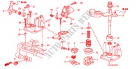 SCHALTARM/SCHALTHEBEL (2.0L) für Honda CIVIC SI 4 Türen 6 gang-Schaltgetriebe 2007