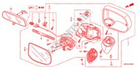 SPIEGEL für Honda CIVIC EX 4 Türen 5 gang-Schaltgetriebe 2008
