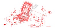 VORNE SITZKOMPONENTEN (R.) für Honda CIVIC SI 4 Türen 6 gang-Schaltgetriebe 2007