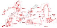 WASSERSCHLAUCH(2.0L) für Honda CIVIC SI 4 Türen 6 gang-Schaltgetriebe 2007