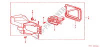 BELUEFTUNGSDECKEL für Honda ACTY TRUCK DX 2 Türen 5 gang-Schaltgetriebe 1986