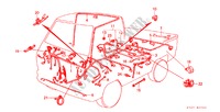 KABELBAUM für Honda ACTY TRUCK DX 2 Türen 4 gang-Schaltgetriebe 1986