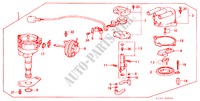 VERTEILER(1) für Honda ACTY TRUCK DX 2 Türen 4 gang-Schaltgetriebe 1983