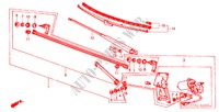 WINDSCHUTZSCHEIBENWISCHER für Honda ACTY TRUCK DX 2 Türen 4 gang-Schaltgetriebe 1986