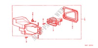 BELUEFTUNGSDECKEL für Honda ACTY VAN DX PANEL VAN 5 Türen 4 gang-Schaltgetriebe 1983