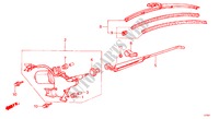HECKSCHEIBENWISCHER für Honda ACTY VAN DX 5 Türen 4 gang-Schaltgetriebe 1986