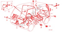 KABELBAUM für Honda ACTY VAN DX 5 Türen 4 gang-Schaltgetriebe 1986