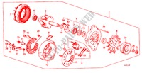 LICHTMASCHINE für Honda ACTY VAN DX 5 Türen 4 gang-Schaltgetriebe 1983