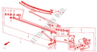 WINDSCHUTZSCHEIBENWISCHER für Honda ACTY VAN DX PANEL VAN 5 Türen 4 gang-Schaltgetriebe 1986