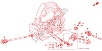 SCHALTSTANGE/SCHALTHEBELHALTERUNG (DOHC) für Honda CIVIC COUPE VTI-R 2 Türen 5 gang-Schaltgetriebe 1999