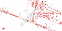SERVOLENKGETRIEBE BAUTEILE(RH) für Honda CIVIC COUPE 1.6ILS 2 Türen 5 gang-Schaltgetriebe 1998