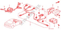 SRS EINHEIT(LH) für Honda CIVIC COUPE 1.6ISR VTEC 2 Türen 5 gang-Schaltgetriebe 1996