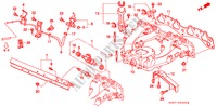 ANSAUGKRUEMMER(SOHC) für Honda CIVIC 1.4I 3 Türen 5 gang-Schaltgetriebe 1999