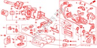 KOMBISCHALTER(LH) für Honda CIVIC 1.4I 3 Türen 5 gang-Schaltgetriebe 1999